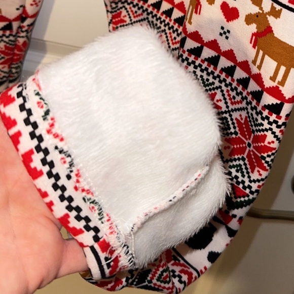 No Boundaries Teen Multicolor Aztec Fleece Pull On Ankle Leggings Size L 11-13 - Picture 4 of 5